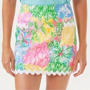 Lilly Pulitzer Floral Patchwork Skirt